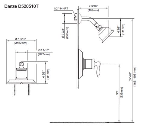 Shower Valve Standard Dimensions