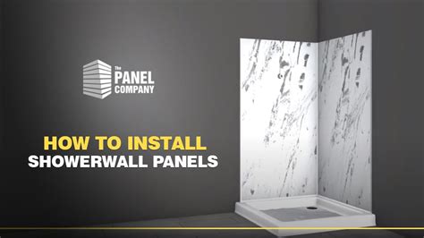 shower wall panel installation