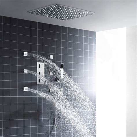Shower With Ceiling Shower Head