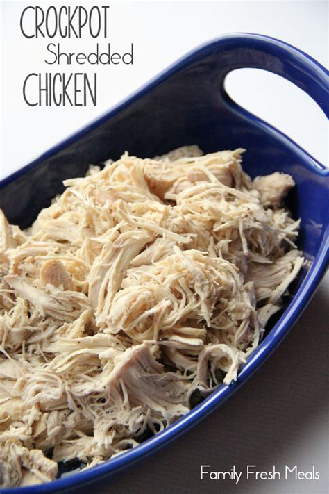 shredded chicken crockpot recipe