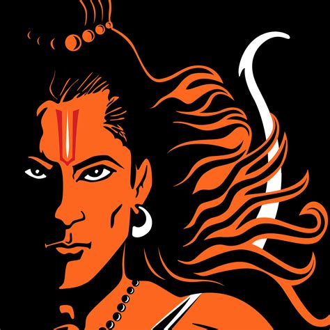 shree ram vector art