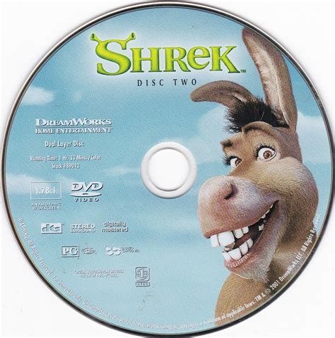 shrek dvd disc 2