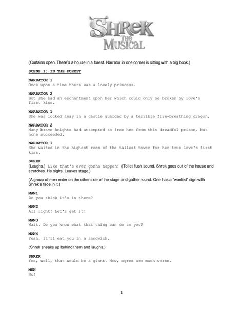 SHREK * 1997 Original Movie Script Screenplay Mike Myers Eddie Murphy Film 1914302890