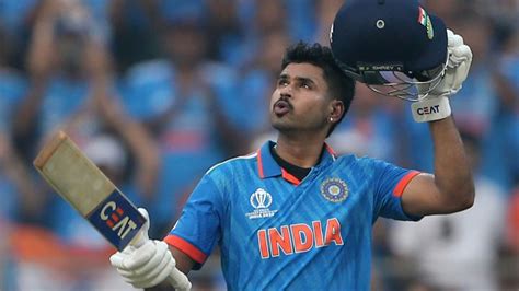shreyas iyer stats in world cup