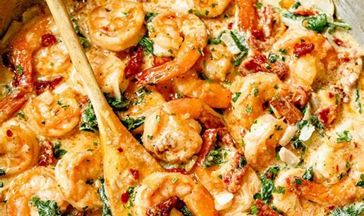 shrimp and spinach recipes