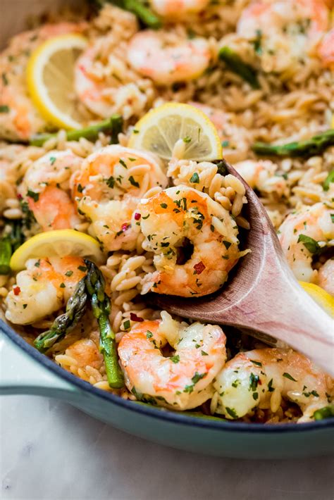 shrimp and orzo scampi