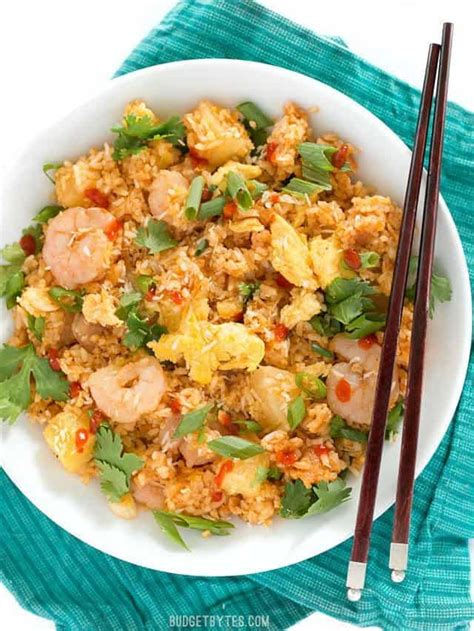 shrimp fried rice budget bytes