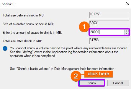 Shrink Disk In Linux