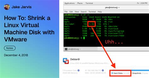 Shrink Disk Vmware Linux