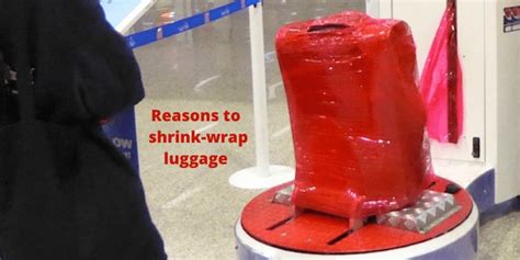 Shrink Wrap Luggage