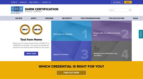 shrm certification training online resources