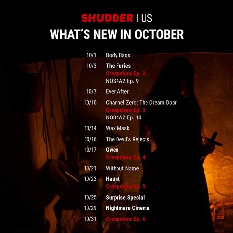 shudder movies october 2023