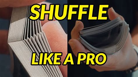 Shuffle Cards Like A Pro