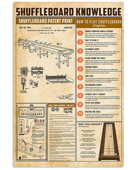 Shuffleboard Facts