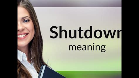 shutdown meaning in urdu with example