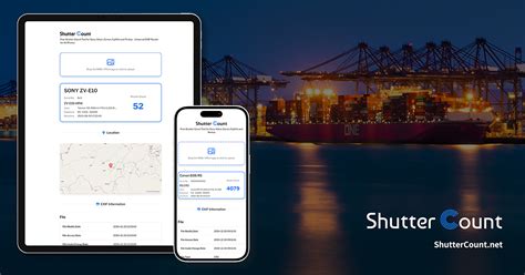 Shutter Count Exif Data