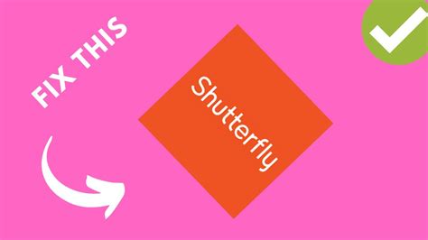 Shutterfly Code Not Working