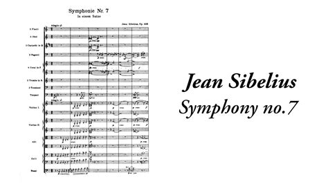 sibelius symphony 7 score
