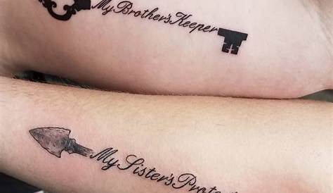 Brother and Sister Matching Tattoos Designs, Ideas and Meaning