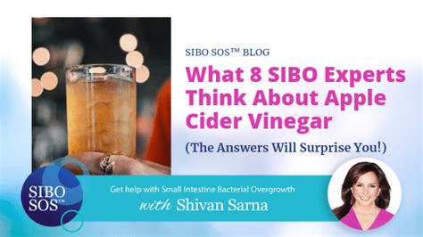 Is Apple Cider Vinegar Good For SIBO? YouTube