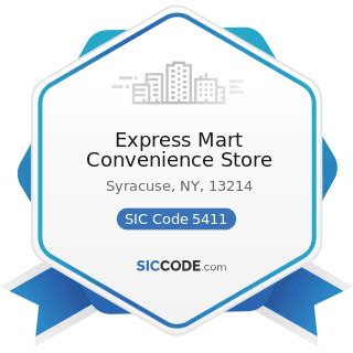 sic code 5412 - convenience stores