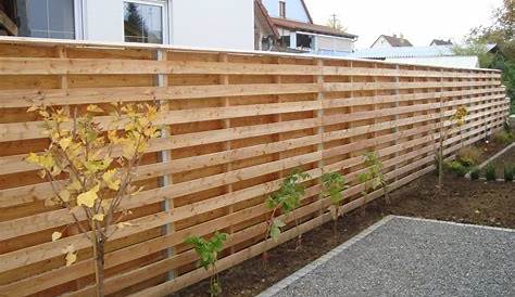 Sichtschutz Garten Holz Selber Bauen Aus Mein Schöner