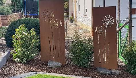 Sichtschutz Garten Metall Kaufen Wand Aus Corten Stahl wand