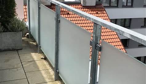 PVC Balkon Sichtschutz Sichtschutzfolie anthrazit 6x0,75m