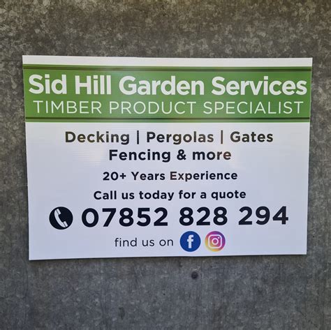 sid hill garden services