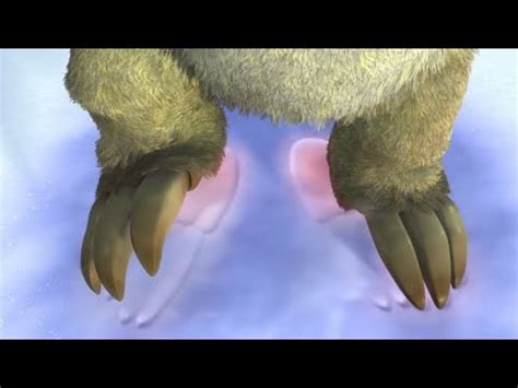 sid the sloth feet