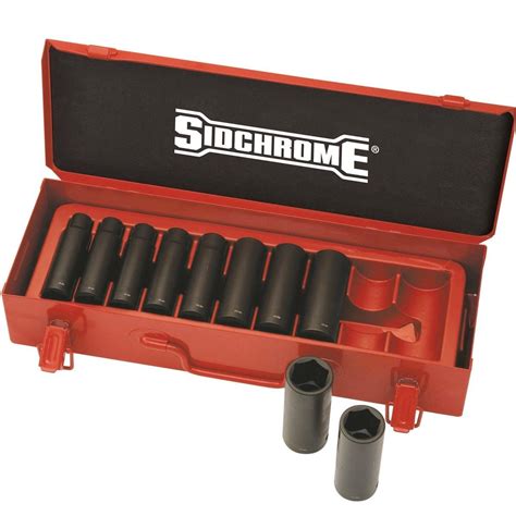 Sidchrome Impact Socket Set Bunnings