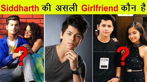 siddharth nigam real girlfriend