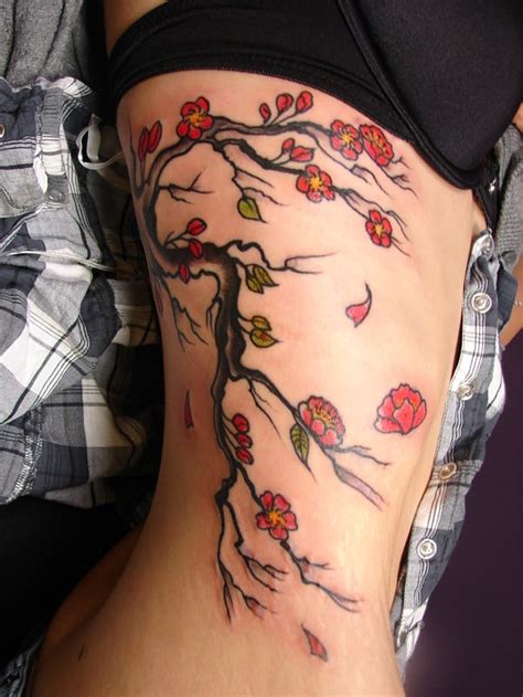 Expert Side Flower Tattoo Designs References