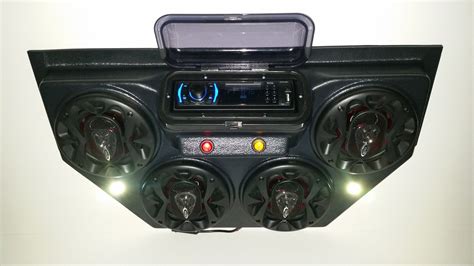 side by side roof radio
