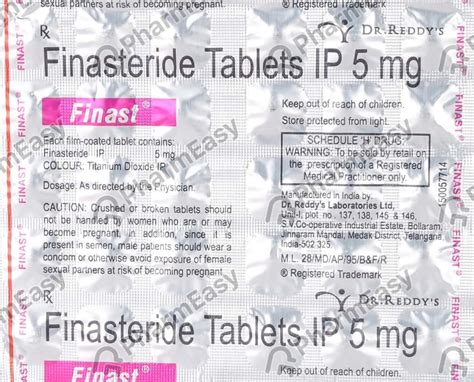 side effects from finasteride 5mg tablets