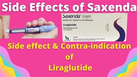 side effects from saxenda