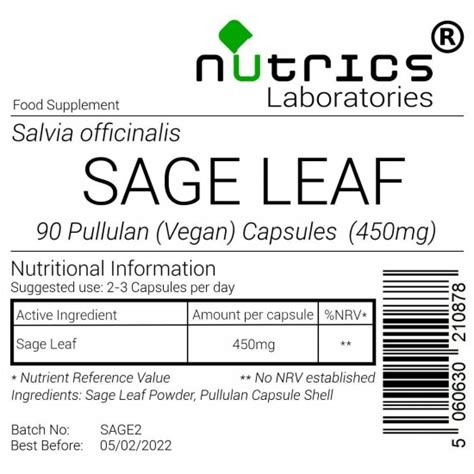 Side Effects Of Sage Supplement