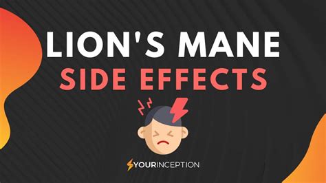 side effects of taking lion's mane