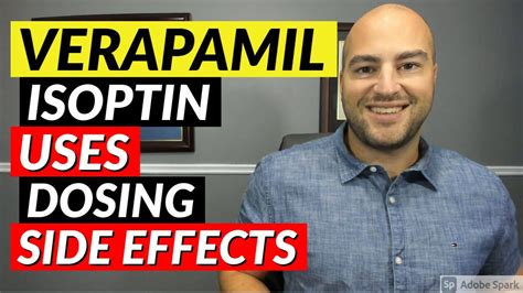 side effects of verapamil medication