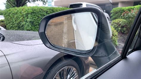 Side Mirror Bent Forward