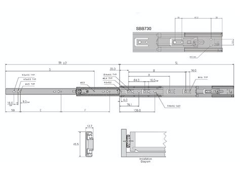 Side Mount Drawer Slides Sizes