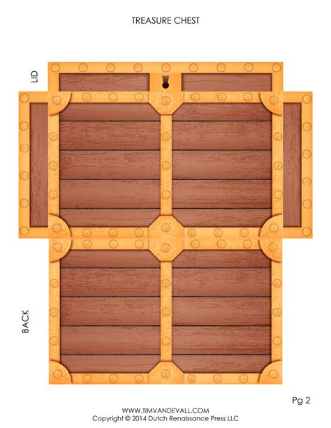 Side Of Treasure Chest Printable