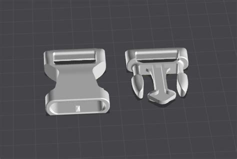 Side Release Buckle Stl