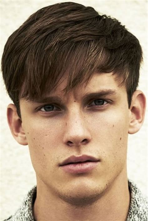 Side Swept Bangs Men