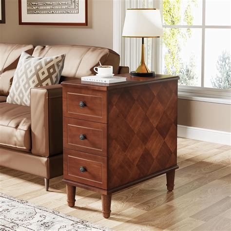 Side Table With Drawers Bedroom
