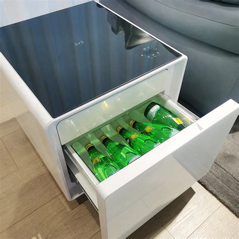 Side Table With Refrigerator