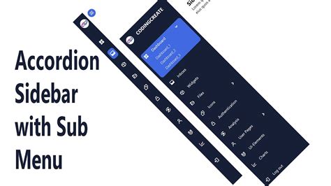 Sidebar Accordion Menu Codepen