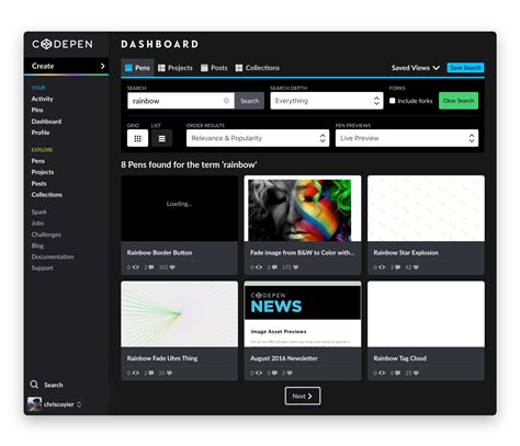 Sidebar Codepen