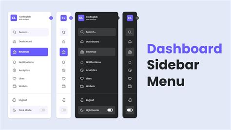 Sidebar Design Html Css