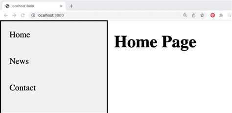 Sidebar Layout Nextjs